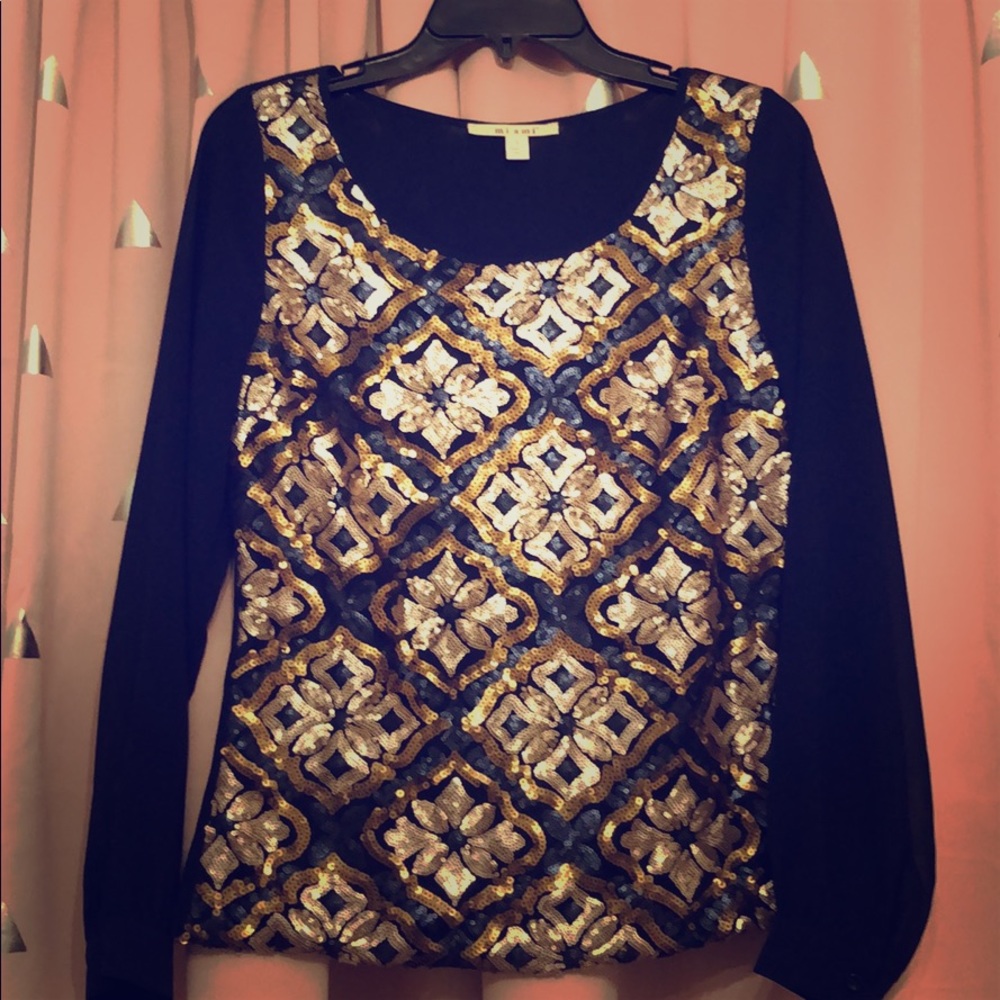 Boho Sequin Top